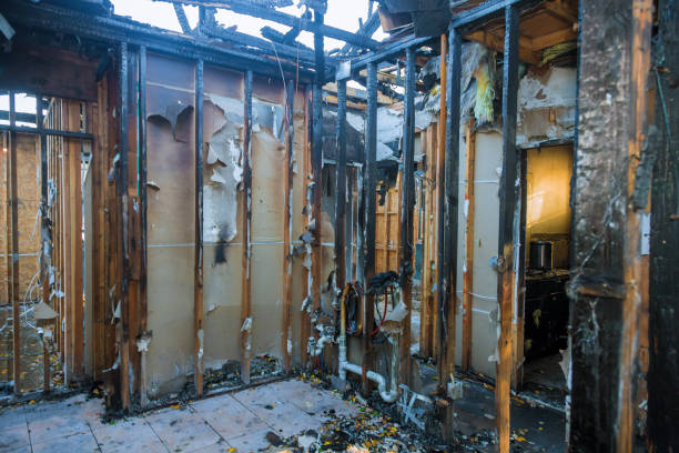 Professional Emergency Fire Cleanup technician working in Port Monmouth, NJ
